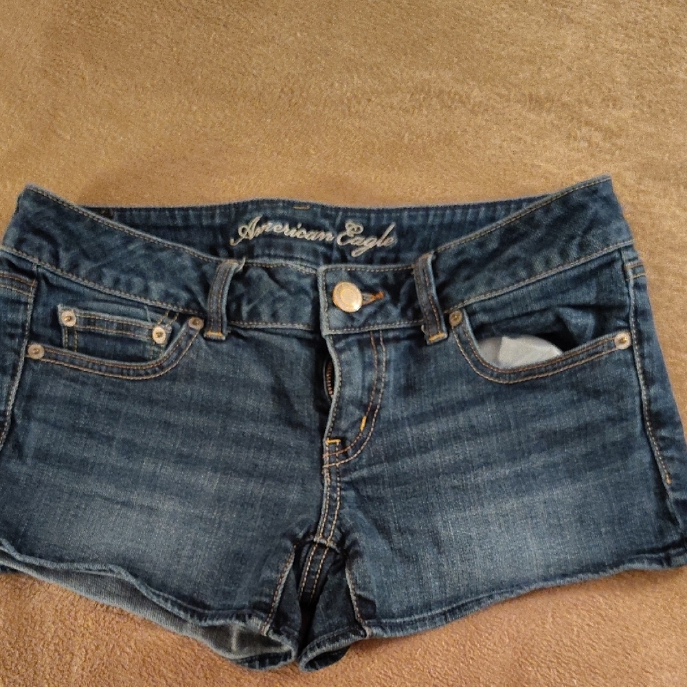 American Eagle Blue Jean Shorts